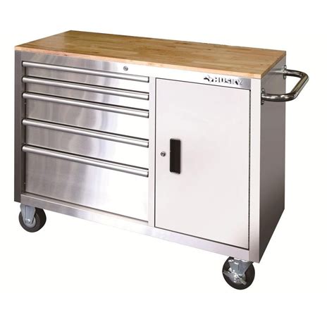 husky stainless steel tool boxes|husky stainless steel workbench top.